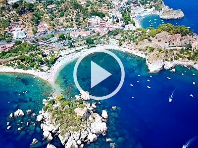 video Pláže Taorminy