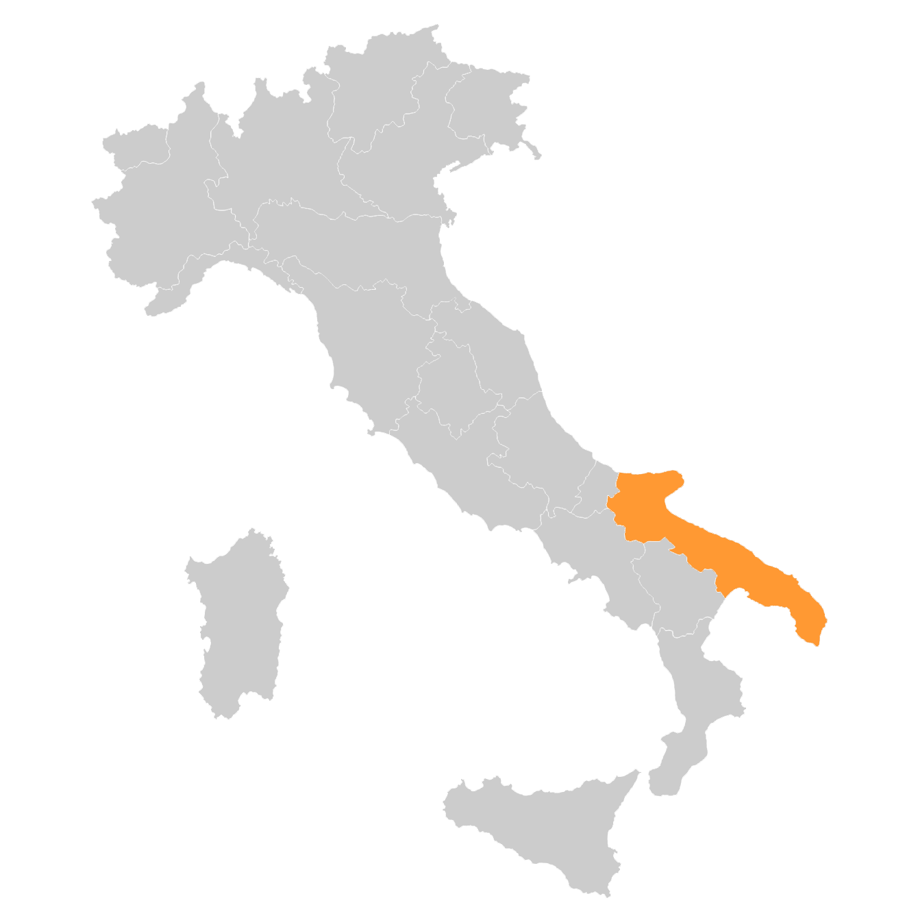 mapa Puglia