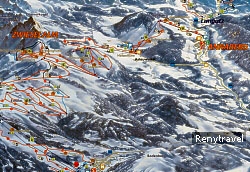 ski mapa