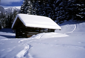 zruka snehu Bad Gastein
