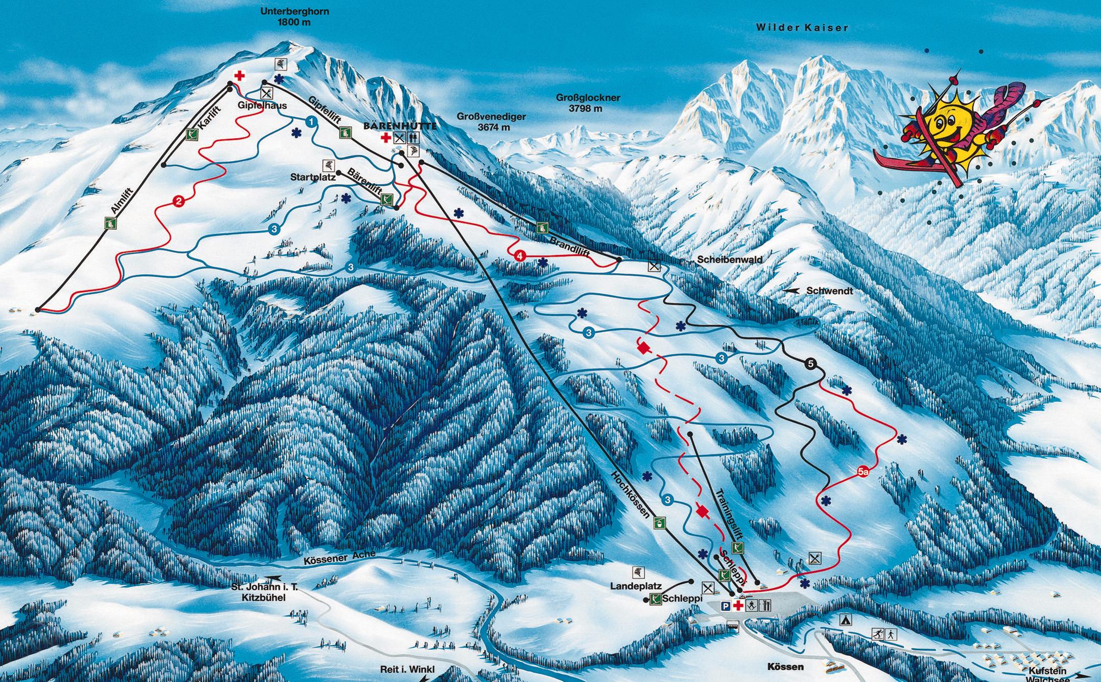 Ski mapa - Kssen