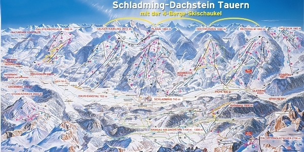 Ski mapa Schladming