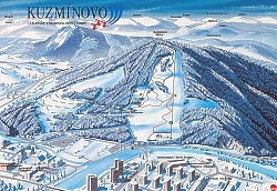 ski mapa Kuzmnovo