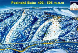 ski mapa Pezinsk Baba