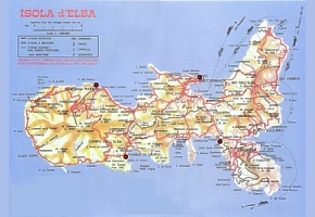 map of Elba