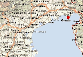 map of Grado