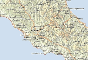 map Lazio