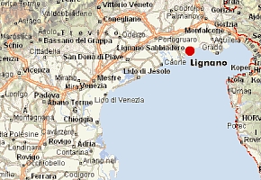 map Lignano