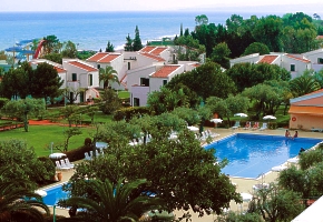 villaggio Naxos Beach Resort okolit vilky - pohad z hotela