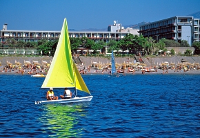 villaggio Naxos Beach Resort pohad z jachty