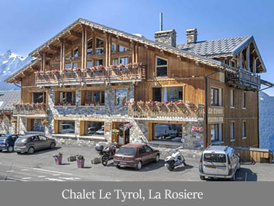 ubytovanie Chalet Le Tyrol, La Rosiére