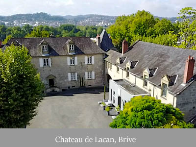 ubytovanie Chateau de Lacan Brive