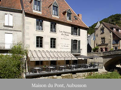 ubytovanie Maison du Pont, Aubusson