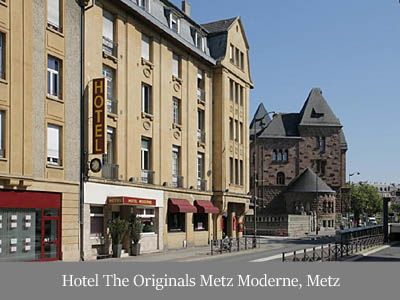 ubytovanie Hotel The Originals Metz Moderne
