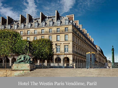 ubytovanie Hotel The Westin Paris Vendme, Par