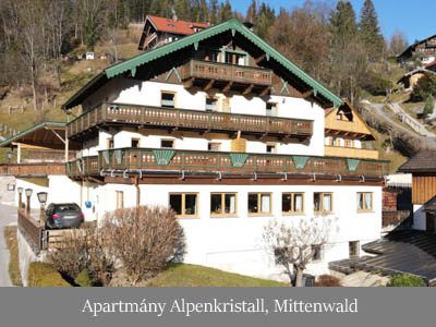 ubytovanie Apartmny Alpenkristall, Mittenwald