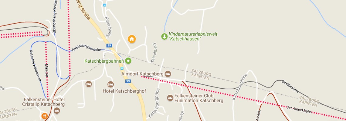 mapa Aparthotel Hutter, Katschberg