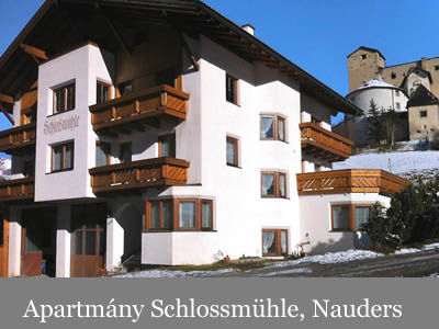 ubytovanie Apartmány Schlossmühle Nauders
