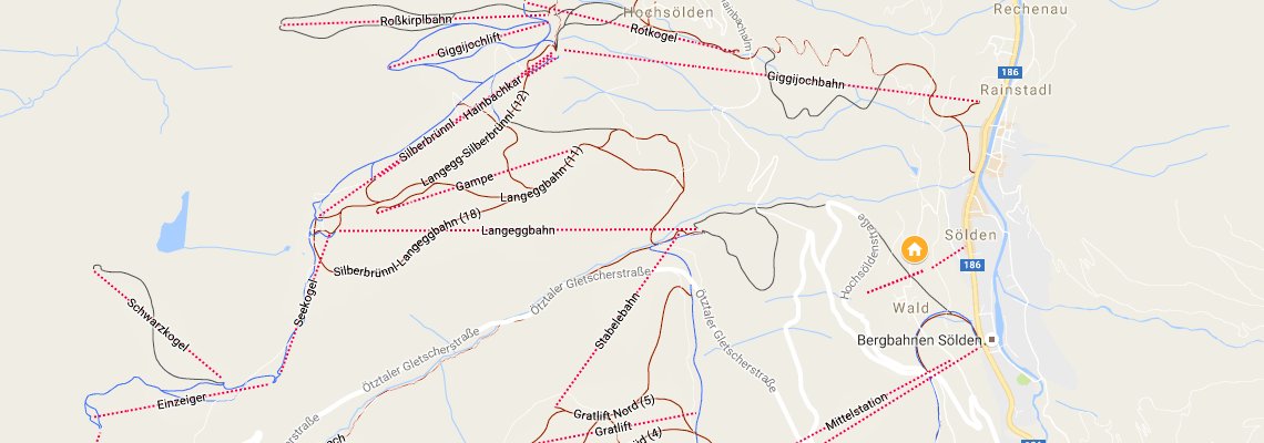 mapa Alpengasthof Grner, Slden