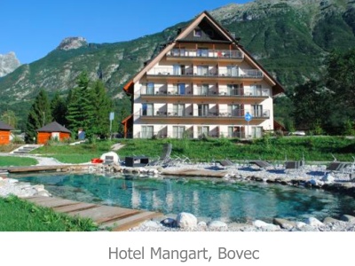 ubytovanie Hotel Mangart, Bovec, Slovinsko