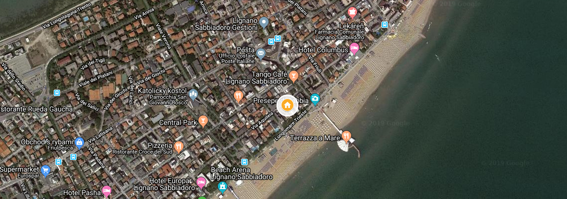 mapa Apartmny Mare, Lignano