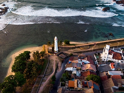 pohad zo vzduchu na majk Galle