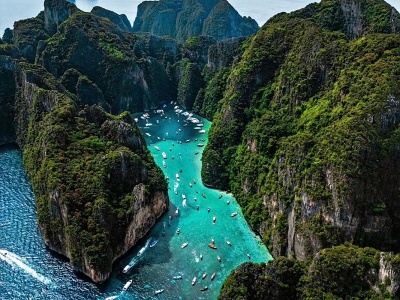 Phi Phi islands Pi Leh Bay