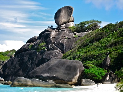 Sailing Rock Similan