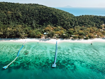 Kahung beach panorama