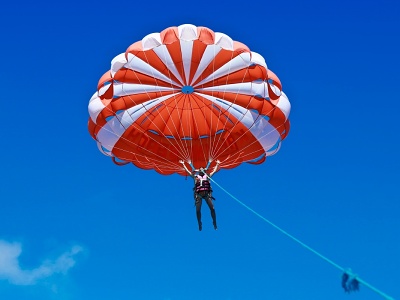 parasailing