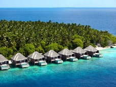 Luxusn bungalovy, Maldivy