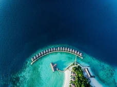 Bungalovy nad ocenom, Maldivy