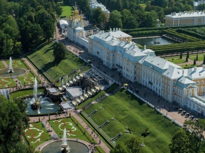 Petrodvorec - Veľký Palác,  Petrohrad