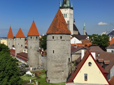 Mestské hradby Tallinn, Estónsko