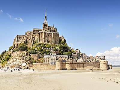hrad Mont Saint Michel