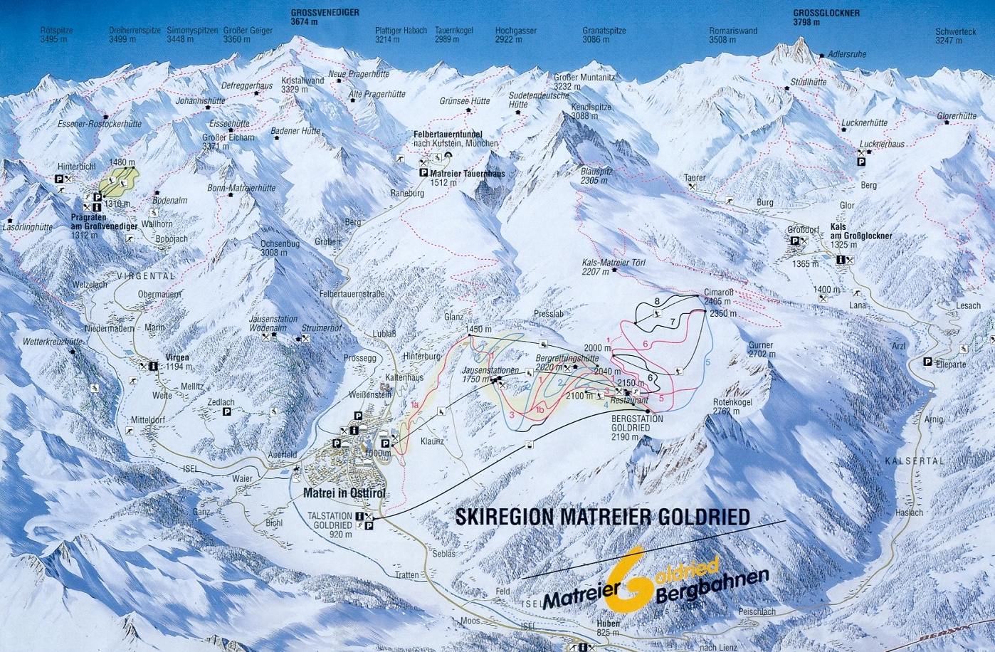 ski mapa - MATREI