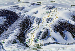 ski mapa Mto pod umbierom