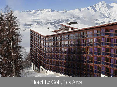 ubytovanie Hotel Le Golf, Les Arcs