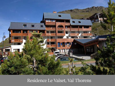 ubytovanie Rezidencia Le Valset, Val Thorens