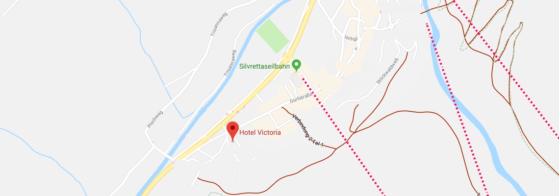 mapa Hotel Victoria, Ischgl