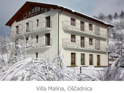 ubytovanie Villa Malina, Oščadnica