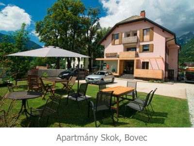 ubytovanie Apartmny Skok, Bovec, Slovinsko