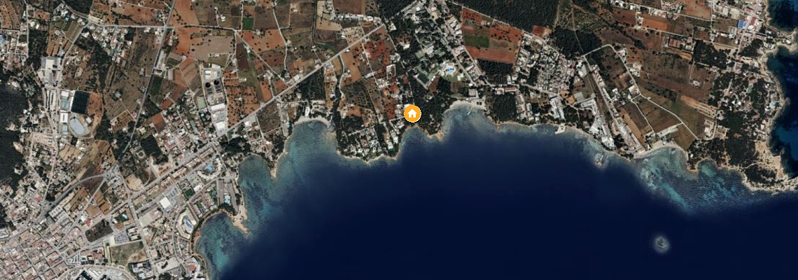 mapa Vila Flora Bella, Santa Eularia des Riu