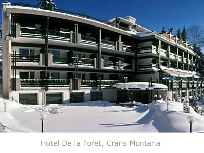 ubytovanie Hotel De la Foret, Crans-Montana