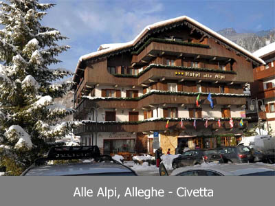 ubytovanie Hotel Alle Alpi, Alleghe