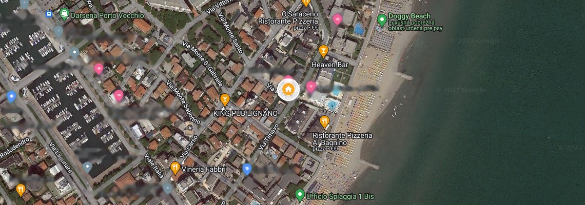 mapa Apartmny Villa Ammiraglia, Lignano