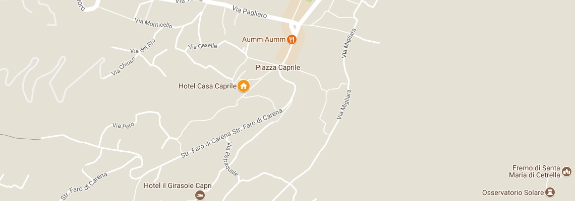 mapa Hotel Casa Caprile, Anacapri