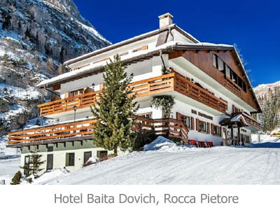 ubytovanie Hotel Baita Dovich, Rocca Pietore